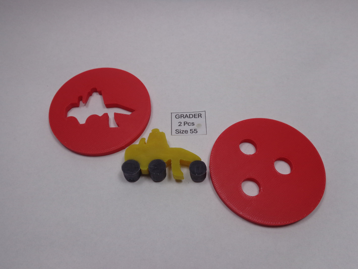 Grader Soap Extruder Disc Set - 2 Piece.