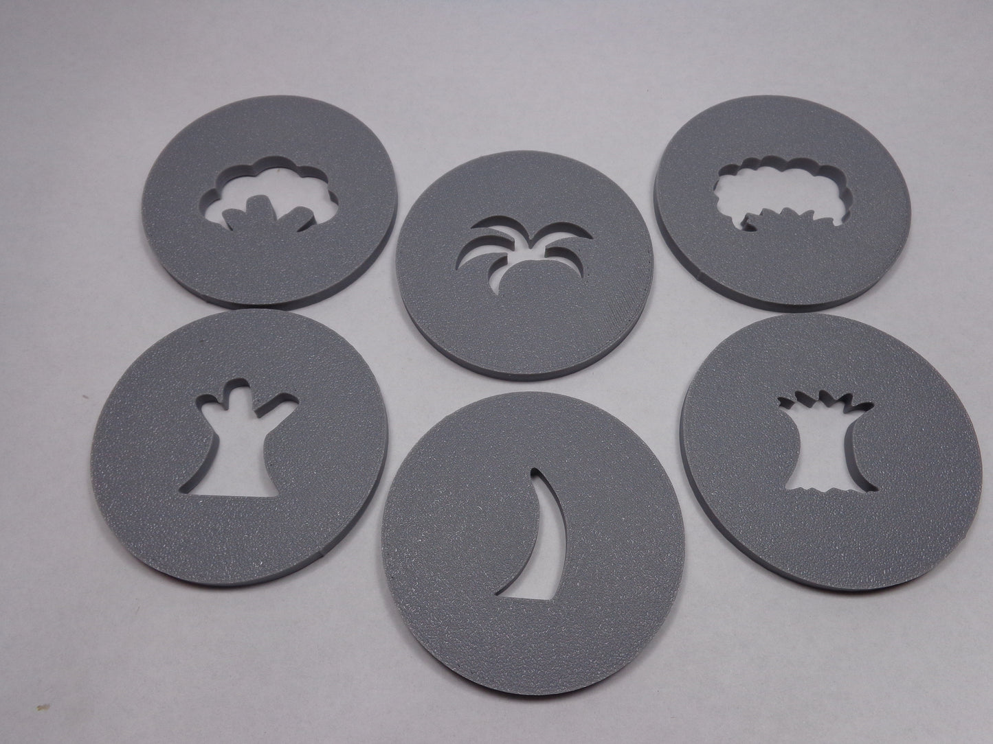 Tree Soap Extruder Disc Set- 6 pieces