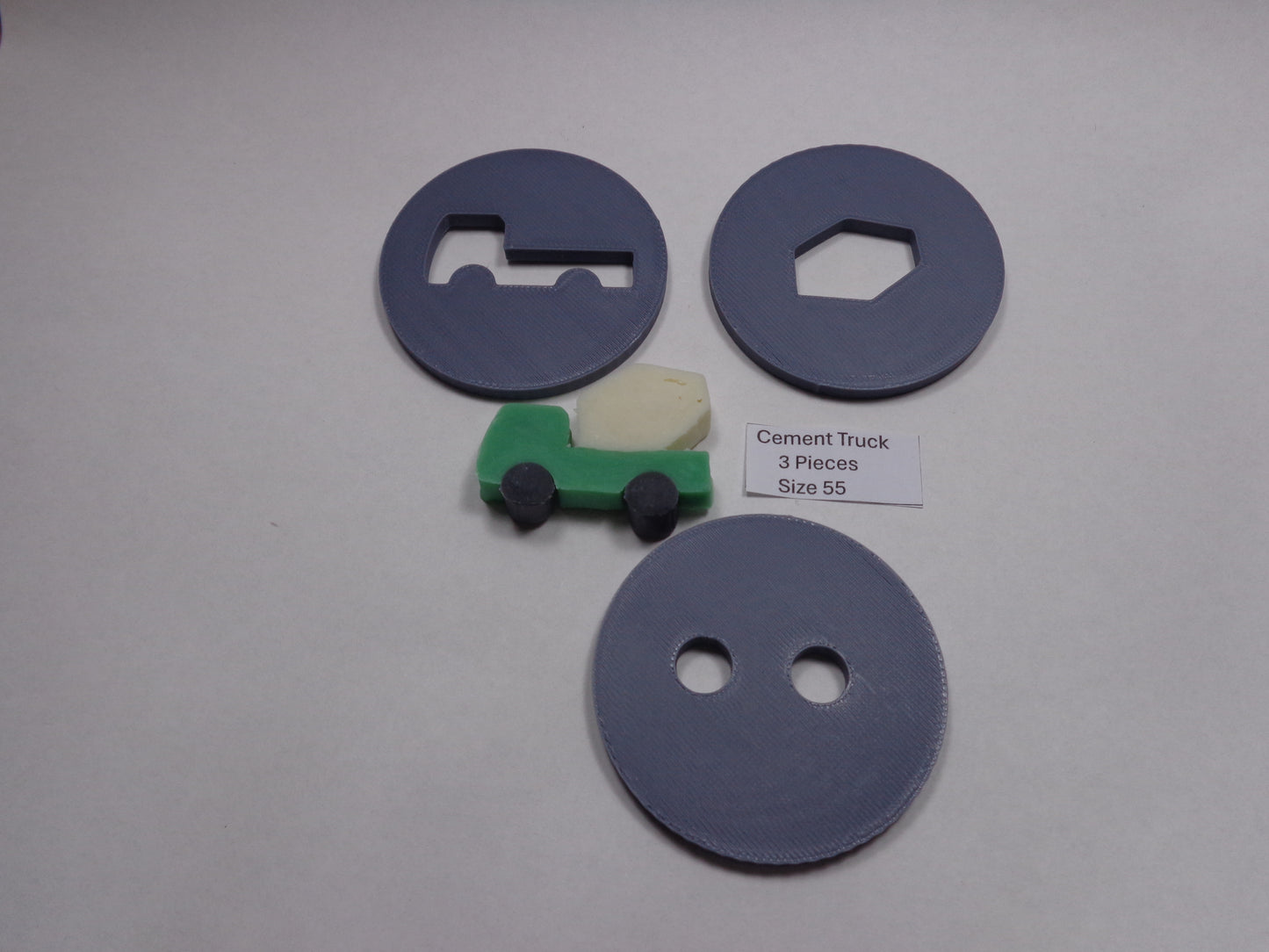 Cement Truck Soap Extruder Disc Set - 3 piece