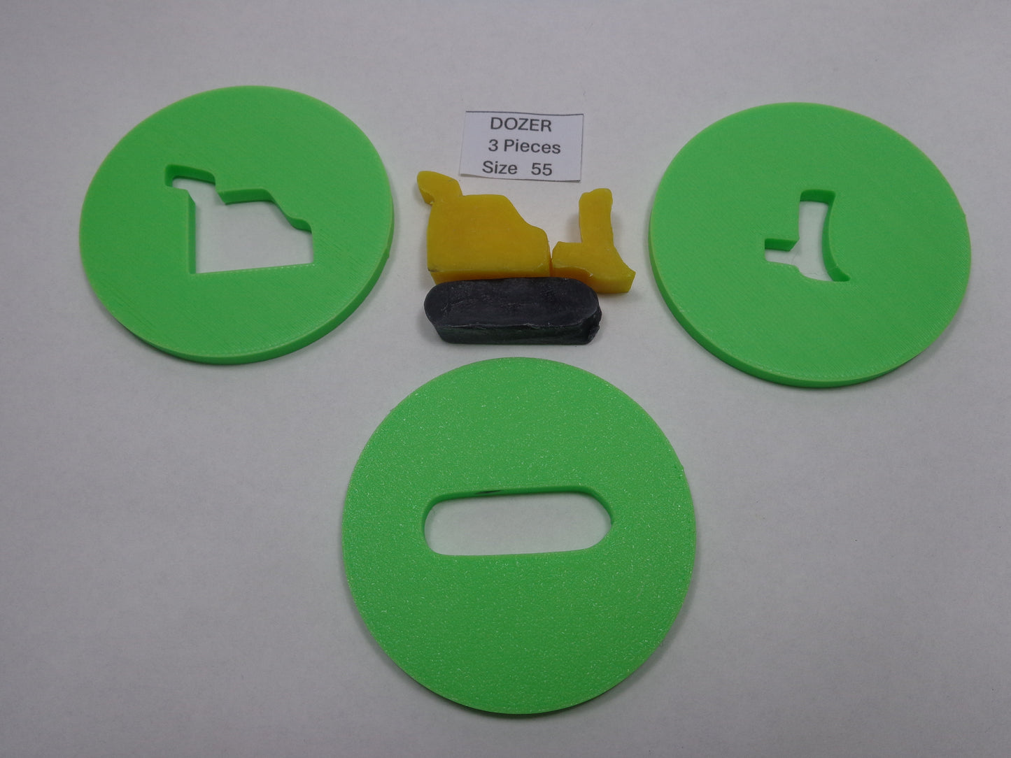 Dozer Soap Extruder Disc Set - 3 piece