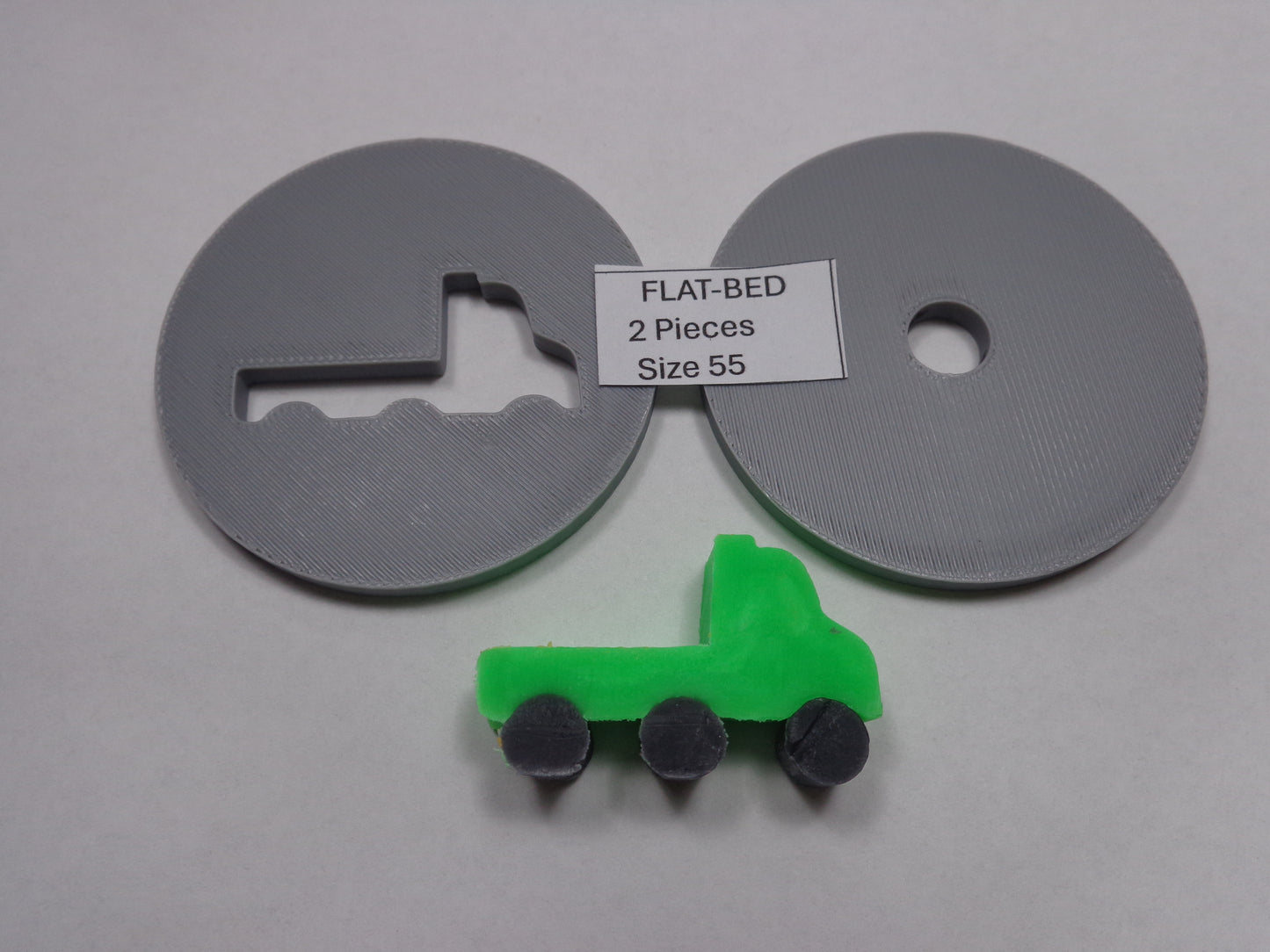 Flat Bed Truck Soap Extruder Disc Set - 2 piece.
