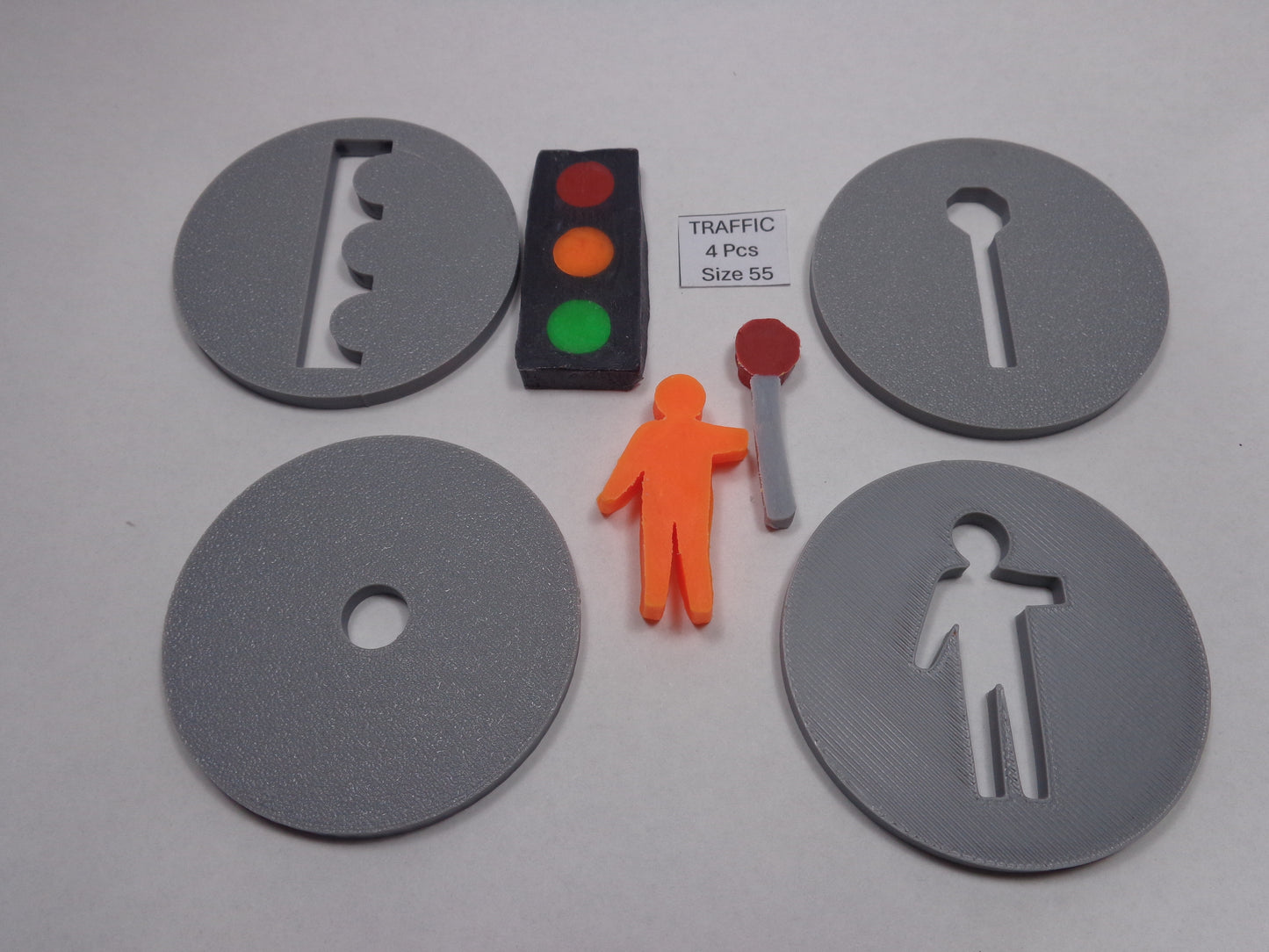 Traffic Soap Extruder Disc Set - 4 piece
