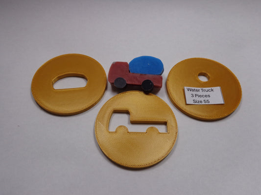 Water Truck Soap Extruder Disc Set - 3 piece.